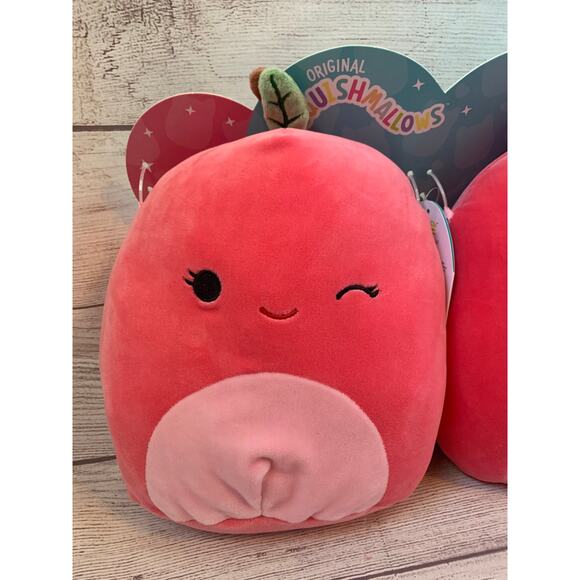 Cherry Squishmallows Set of Two Cherries Plush Food Collectible Doll 11"H - Picture 2 of 12